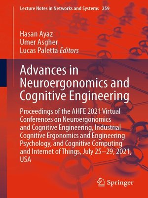 cover image of Advances in Neuroergonomics and Cognitive Engineering
